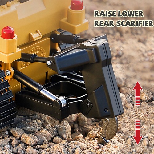 HUINA 1/16 RC Bulldozer Vorderseite Lader Traktor Fernbedienung LKW Konstruktion - Bild 3 von 15