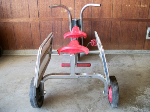Vintage Silver Rider Angeles School Bus Tricycle - Picture 10 of 10
