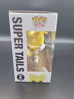 Sonic the Hedgehog - Super Tails & Super Silver 2 Pack - POP! Games action  figure 2-Pack