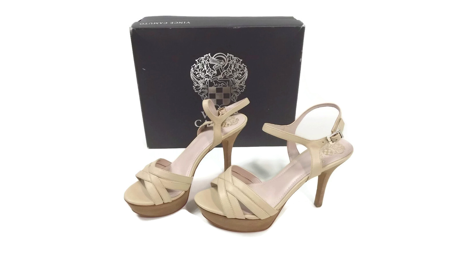 Vince Camuto VC-Paden Platform Platform Platform Strappy Sandals shoes Size 10 W Petal Neutral aeaa90 Vince Camuto VC-Paden Platform Platform Platform Strappy Sandals shoes Size 10 W Petal Neutral aeaa90