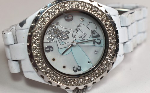 Walt Disney Tinkerbell Accutime Watch TK2041 with White Band - Picture 4 of 7