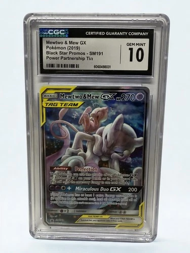 Mewtwo And Mew Gx SM191 Promo CGC10