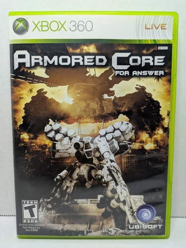 Armored Core: For Answer (Microsoft Xbox 360, 2008) CIB W/ Manual Tested Working