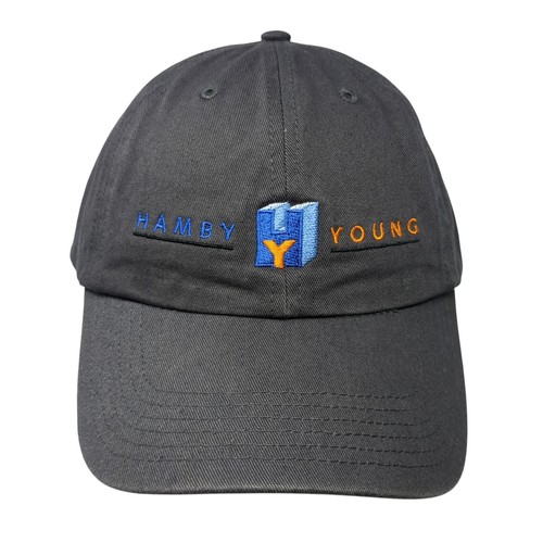 Hamby Young Strapback Baseball Cap Gray One Size Adjustable Model R65 Richardson