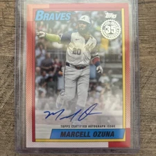 2025 Topps Series 2 Marcell Ozuna Atlanta Braves - 1990 Auto #90B2-MO