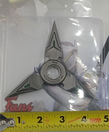 Overwatch Genji Shuriken Metall Silber Fidget Spinner Fans XR NEU - Bild 4 von 4