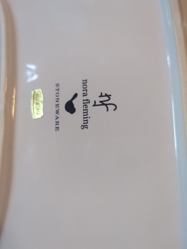 Servidor Nora Fleming N5 Pearl Dot Chip and Dip Bowl leer - Imagen 3 de 6