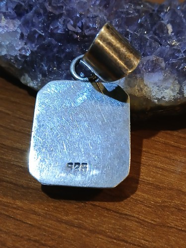 rare & retired SILPADA sterling silver & black onyx pendant - Picture 2 of 2