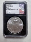 2021 Eagle S$1 Heraldic Eagle T-1 First Day of Release MS 70 Mercanti Signed