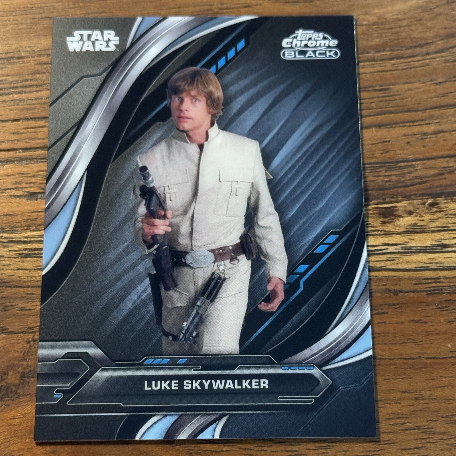 Luke Skywalker 2024 Topps Chrome Black Star Wars Card #3 QTY
