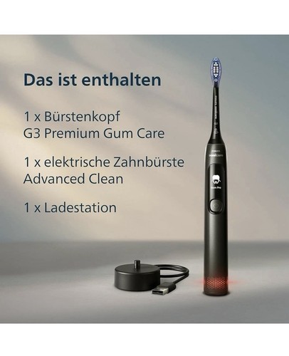 Philips Sonicare AdvancedClean Limited Edition Elektrische Zahnbürste -HX3792/11 - Bild 6 von 7
