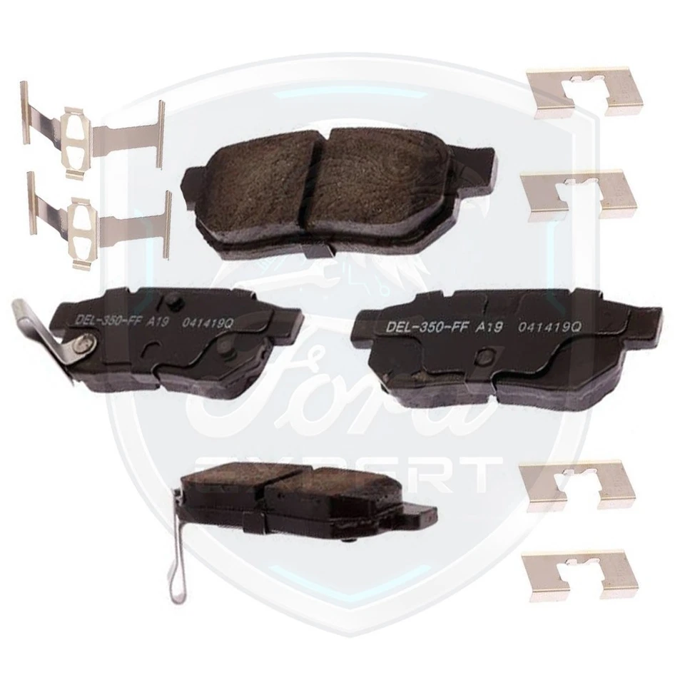 Kit de pastillas de freno de cerámica delanteras y traseras ACDelco OEM para Honda 1990-1997 9 años de garantía Foto 3 de 4