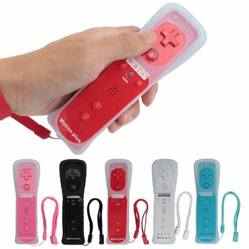 Built In Motion Plus Remote Controller For Nintendo Wii & Wii U Wiimote Nunchuck - Picture 1 of 17