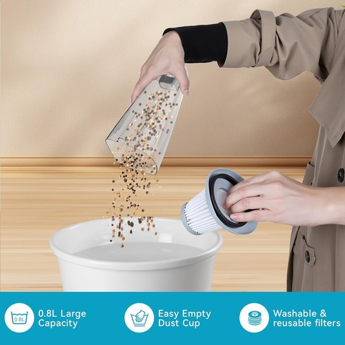 Corded Vacuum Cleaner 4-in-1 Lightweighth Vacuum for Home Pets Carpet Hard Floor - Picture 11 of 11