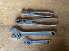 4 Proto Tools 2 Pliers 252 & 280 & 2 Adjustable Wrenches 710 & 706