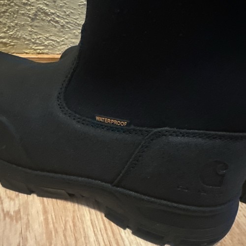 Man's Boots Carhartt Kentwood Waterproof Steel Toe Wellington Boot Size 8.5M - Picture 6 of 24