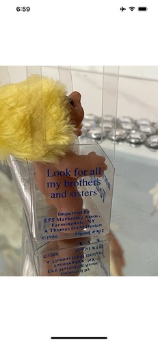 Muñeca Norfin Troll Niño Pequeño Pelo Amarillo De Pie En Estuche - Imagen 2 de 4