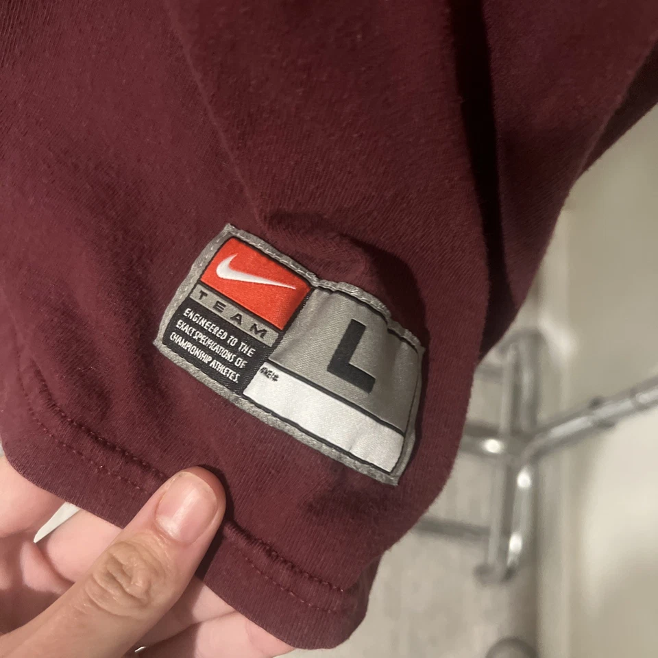 Arizona State Nike Men’s Y2K 2000s Sun Devils Center Swoosh T Shirt Large - Image 2 of 2