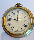 Sadek Andrea Wall Clock Pocket Watch Style Roman Numerals Brass for Decoration