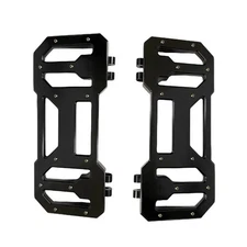 Pro One Black Aluminum Floorboard Pair for Harley Road Glide Ultra 11-19