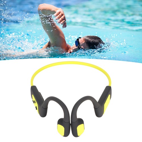 (Yellow Green)Bone Conduction Headphones Long Standby Magnetic Charging - Photo 4 sur 12