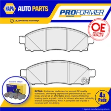 Brake Pads Set fits MITSUBISHI L200 KA4T, KB4T 2.5D Front 2005 on Proformer