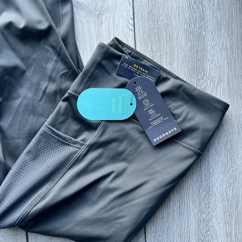 Marks and spencer Grey goodmove 7/8th leggings size 18 20 22 - Image 2 of 4