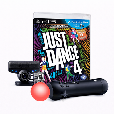 Just Dance 4 PS3 Move Bundle (Sony PlayStation 3, PS3) With Camera