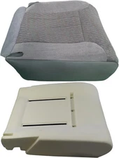 Driver Side Bottom Replacement Cloth Seat Cover with Foam Cushion Fit for Ram