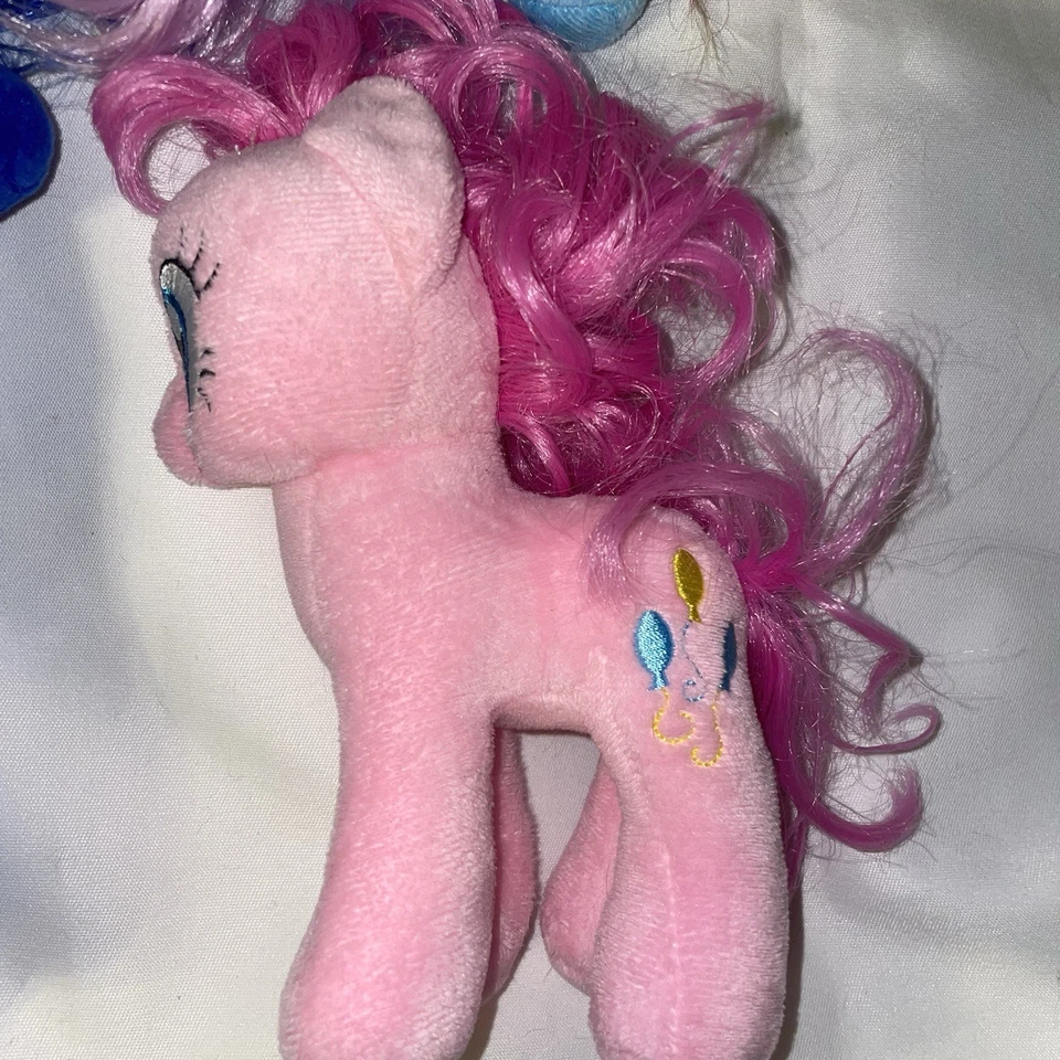LOTE DE 4 Pinkie Pie Princess Luna Rainbow Dash Shutterfly 7" TY MY LITTLE PONY Foto 3 de 4