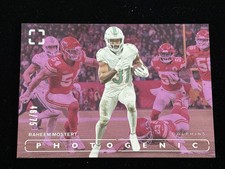 2024 Panini Photogenic Purple #97 Raheem Mostert 46/75 Dolphins GL12
