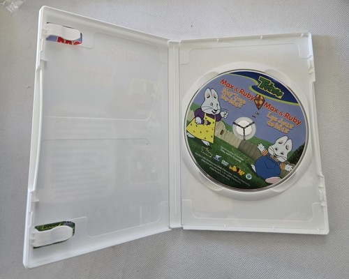 Ty Beanie Babies "Max" Bunny Rabbit + Max& Ruby Play Time for Max DVD - Picture 8 of 9