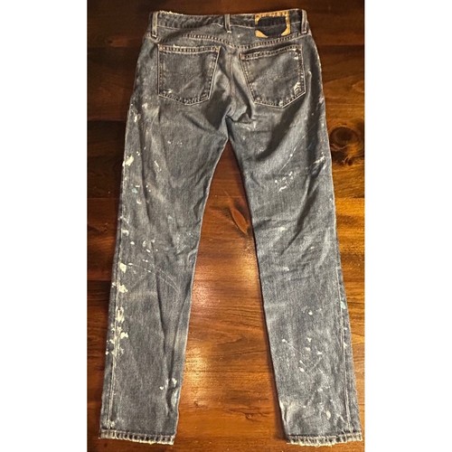 Ralph Lauren Polo Astor Boyfriend Jeans Gr. 26 Distressed Farbspritzer Denim - Bild 15 von 15