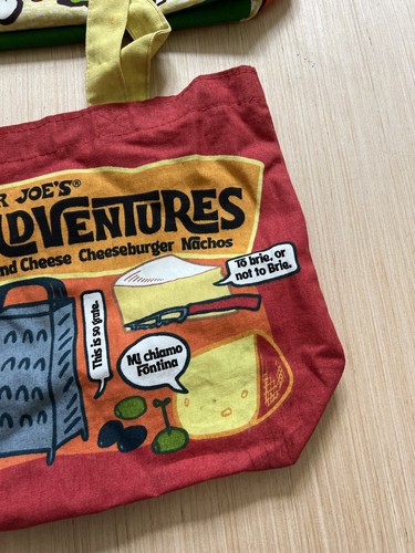Trader Joes Reusable Bags Fruits & Vegetables W/ Cheese Experience Lot Of 2 - Picture 16 of 20