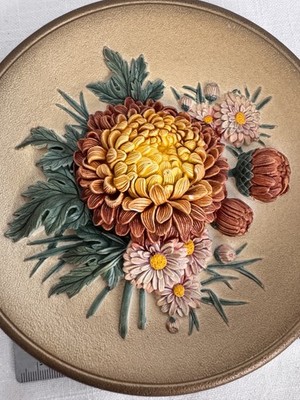 Vintage Bossons England Floral Flowers Wall Plate FREE SHIPPING