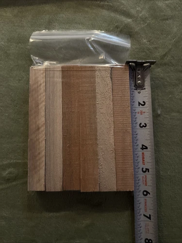 Walnut Pen Blanks 5 1/2 X 3/4 X 3/4 Pack Of 6 - Picture 2 of 4