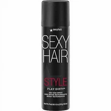 Sexy Play Dirty Dry Wax Spray New Package 4.8 oz