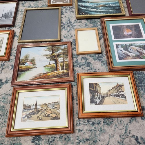 Pacchetto 20x Cornici Foto Vintage Decorative Legno Dettagli Oro Mix Dimensioni UK - Foto 5 di 22
