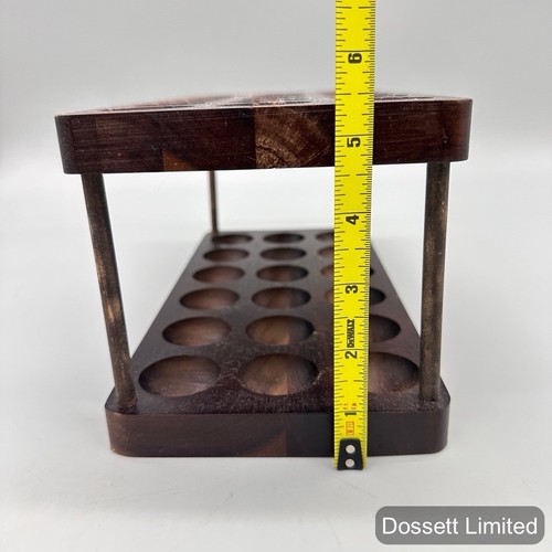 Eierhalter aus Akazienholz doppellagig für 36 frische Eier & Teufelseier - Bild 3 von 5