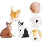  3 Pack Katzen Spielzeug Spielkatze Realistisches Tierspielzeug Tiermodell
