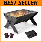 Compact Camping Grill, Backpacking BBQ - Heavy Duty Firepit