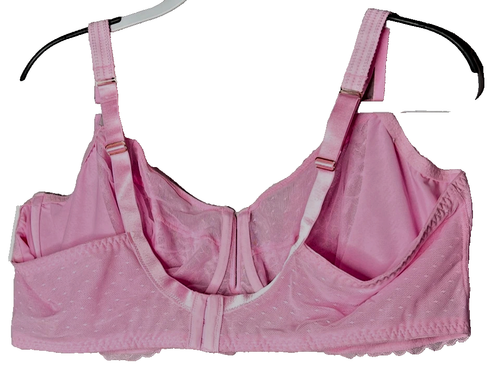Auden Balconette-BH Damen Übergröße 46DD rosa Spitze ungefüttert mit Bügel NEU - Bild 8 von 9