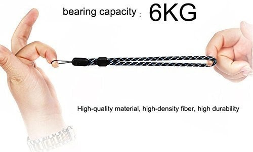 Cordon de Poignet Réglable Sangle de Main en Nylon pour Téléphone Portable, Pack de 6, 6 Mix - Photo 4 sur 7