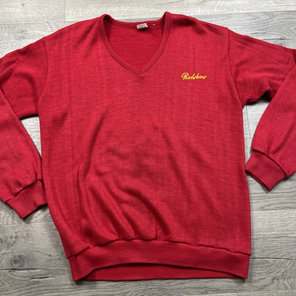 Suéter Pullover Vintage Años 70 Washington Redskins Lana Comandantes Campeón EE. UU. Foto 3 de 4