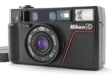 【N MINT+++】Nikon L35 AD2 Point & Shoot 35mm Black Film Camera