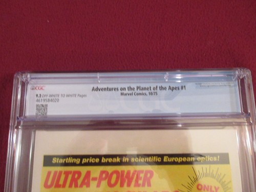 1975  " PLANET of the APES  "   1st ISSUE MARVEL COMIC BOOK CGC GRADED 9.2 - Picture 4 of 8