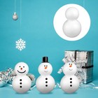 5 Pcs Schneemann Bausatz Deko DIY-Bastelmaterialien Schneemanndekor