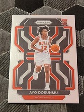 2021-22 AYO DOSUNMU PANINI PRIZM NBA ROOKIE CARD RC #271 CHICAGO BULLS ILLINOIS 