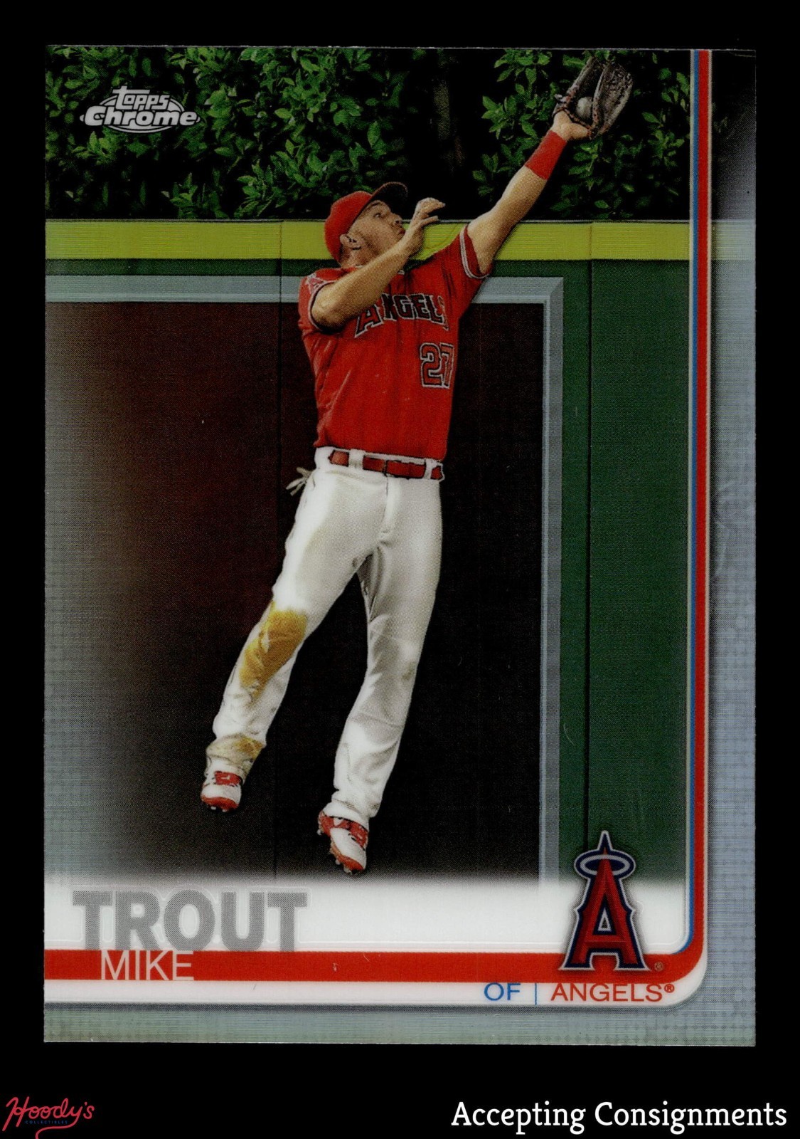 2019 Topps Chrome Refractors #200 Mike Trout ANGELS