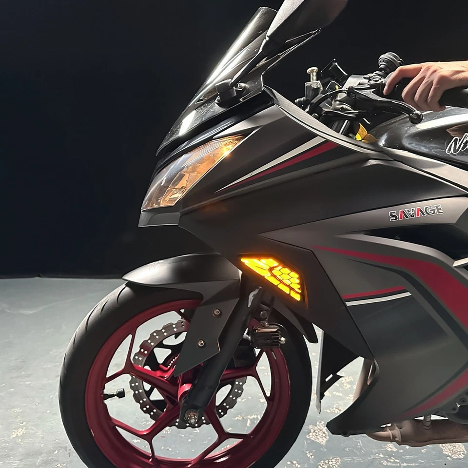 Indicador de luz de señal de giro LED para KAWASAKI Ninja 650 2012-2019 ER-6F 2012-2016 Foto 3 de 4